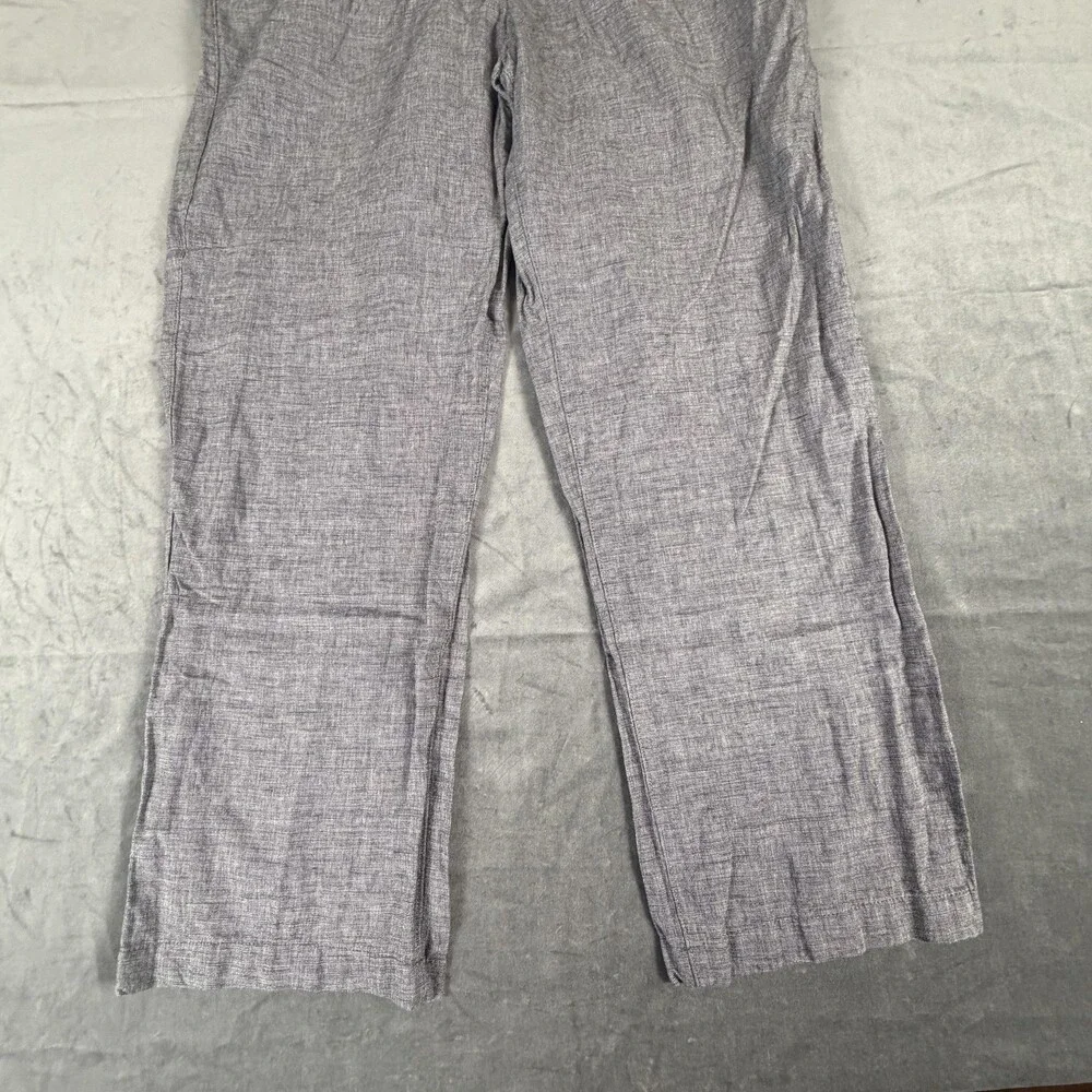 Banana Republic Pants Mens 38x28 Gray Linen Cotton Chino Regular Fit Straight